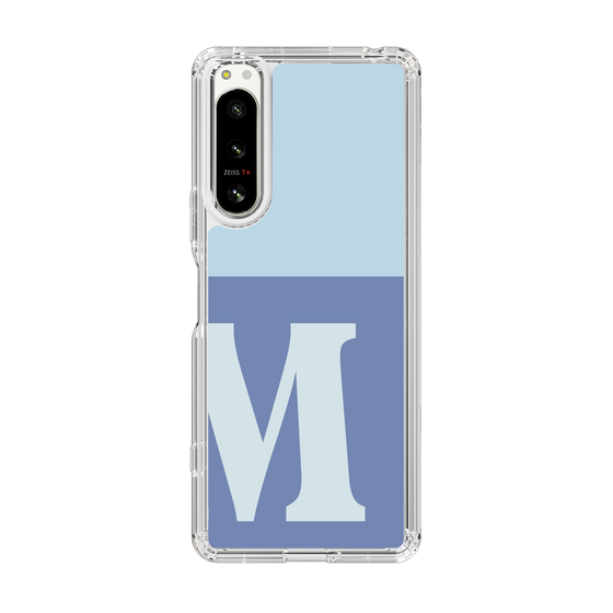 Slim Protection Case［ Original - initial two tone - M blue ］