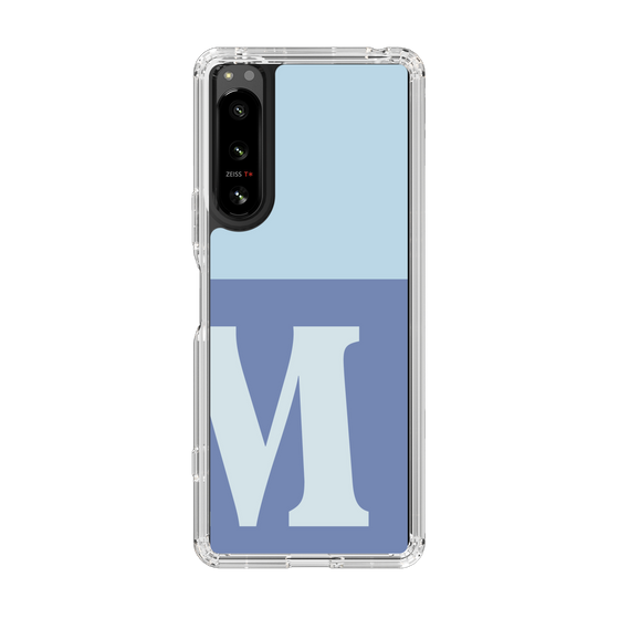 Slim Protection Case［ Original - initial two tone - M blue ］
