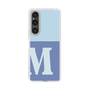 Slim Protection Case［ Original - initial two tone - M blue ］