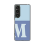 Slim Protection Case［ Original - initial two tone - M blue ］