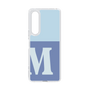Slim Protection Case［ Original - initial two tone - M blue ］