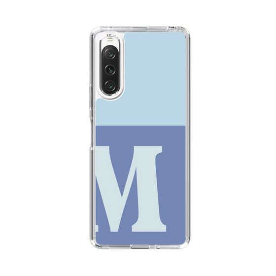 Slim Protection Case［ Original - initial two tone - M blue ］