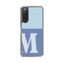 Slim Protection Case［ Original - initial two tone - M blue ］
