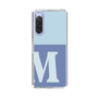 Slim Protection Case［ Original - initial two tone - M blue ］