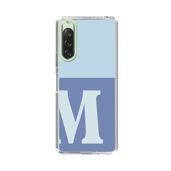 Slim Protection Case［ Original - initial two tone - M blue ］