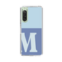 Slim Protection Case［ Original - initial two tone - M blue ］