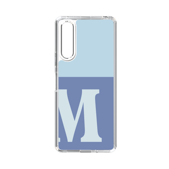 Slim Protection Case［ Original - initial two tone - M blue ］