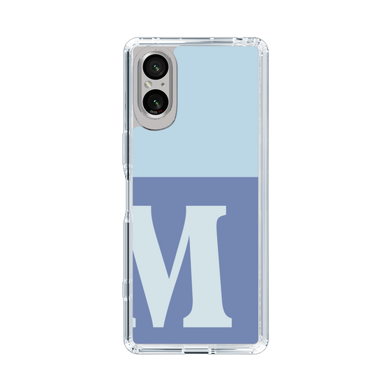 Slim Protection Case［ Original - initial two tone - M blue ］