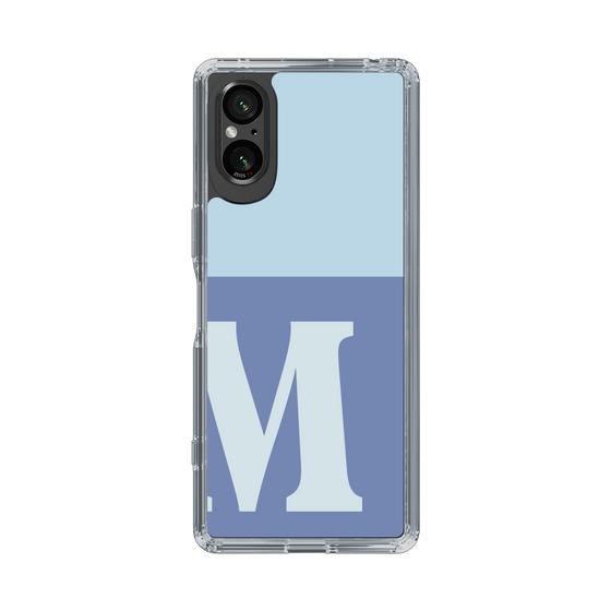 Slim Protection Case［ Original - initial two tone - M blue ］