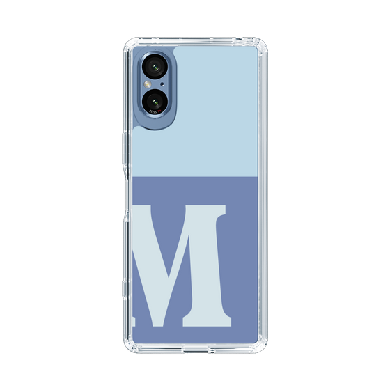 Slim Protection Case［ Original - initial two tone - M blue ］