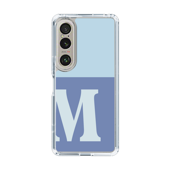 Slim Protection Case［ Original - initial two tone - M blue ］