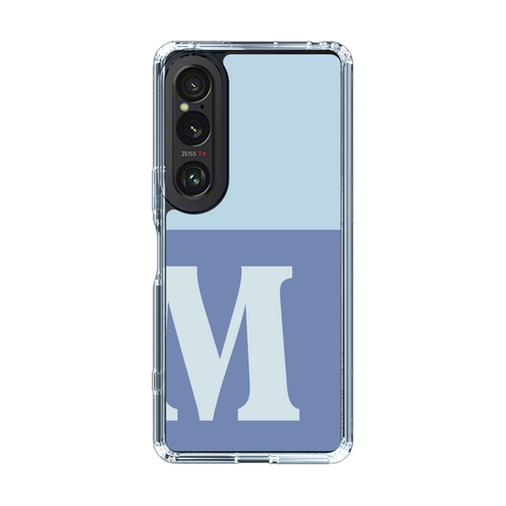 Slim Protection Case［ Original - initial two tone - M blue ］