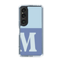 Slim Protection Case［ Original - initial two tone - M blue ］