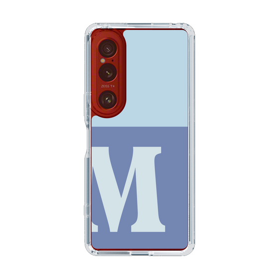 Slim Protection Case［ Original - initial two tone - M blue ］
