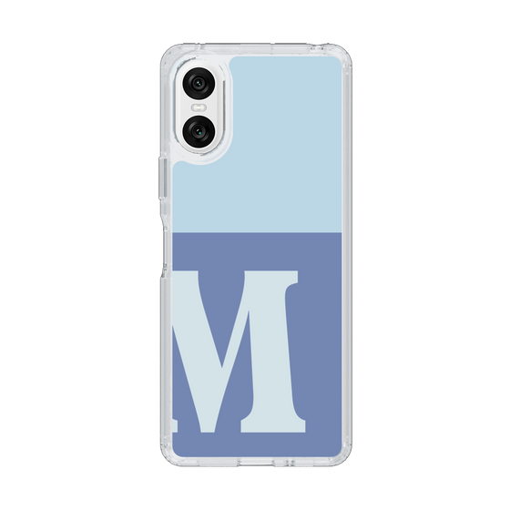 Slim Protection Case［ Original - initial two tone - M blue ］