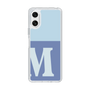 Slim Protection Case［ Original - initial two tone - M blue ］