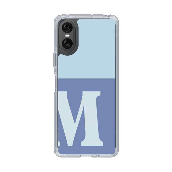 Slim Protection Case［ Original - initial two tone - M blue ］