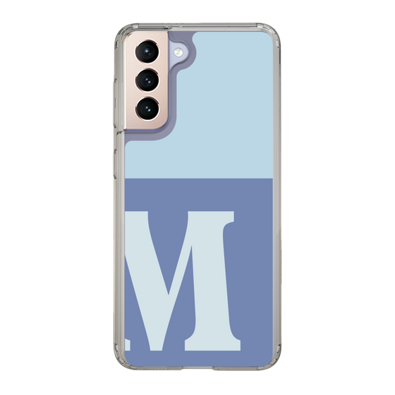 Slim Protection Case［ Original - initial two tone - M blue ］