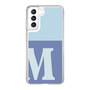Slim Protection Case［ Original - initial two tone - M blue ］