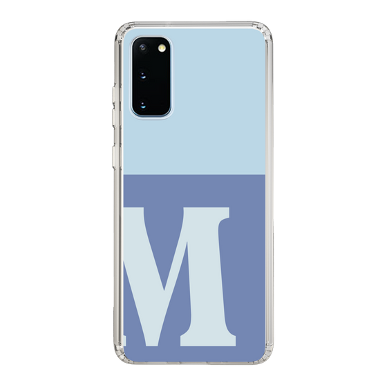 Slim Protection Case［ Original - initial two tone - M blue ］