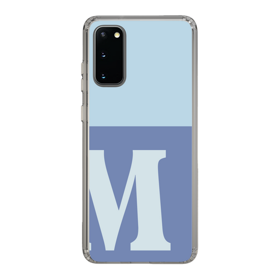 Slim Protection Case［ Original - initial two tone - M blue ］