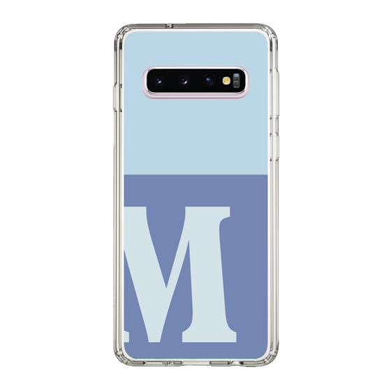 Slim Protection Case［ Original - initial two tone - M blue ］
