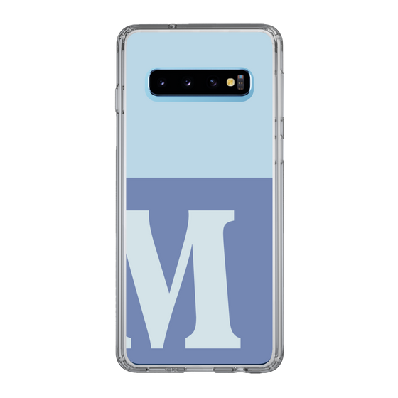 Slim Protection Case［ Original - initial two tone - M blue ］