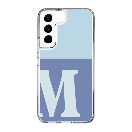 Slim Protection Case［ Original - initial two tone - M blue ］