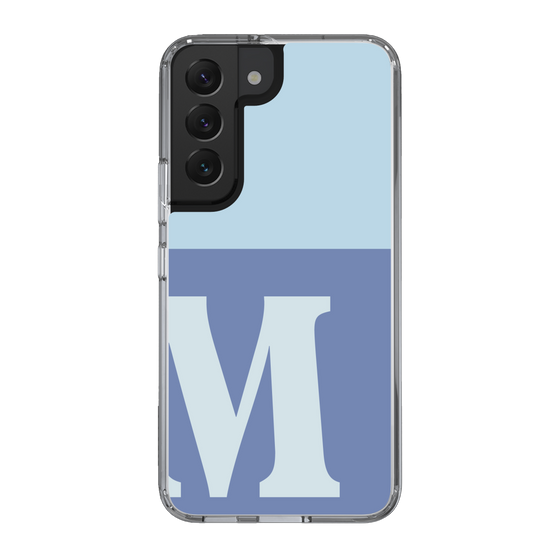 Slim Protection Case［ Original - initial two tone - M blue ］