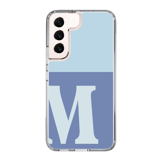 Slim Protection Case［ Original - initial two tone - M blue ］