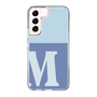 Slim Protection Case［ Original - initial two tone - M blue ］