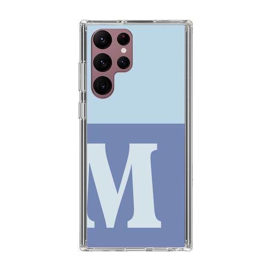 Slim Protection Case［ Original - initial two tone - M blue ］