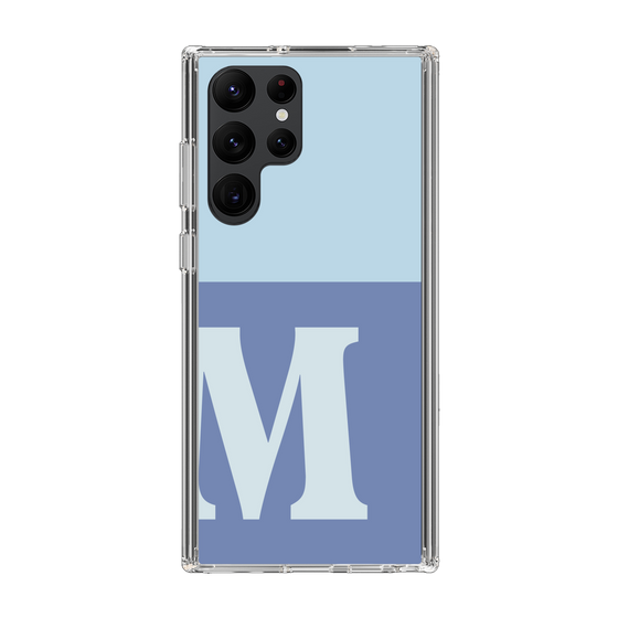Slim Protection Case［ Original - initial two tone - M blue ］