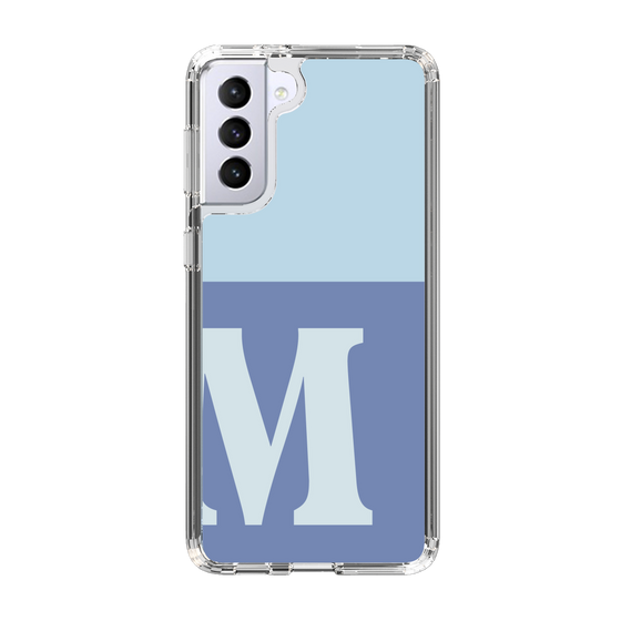 Slim Protection Case［ Original - initial two tone - M blue ］