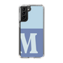 Slim Protection Case［ Original - initial two tone - M blue ］