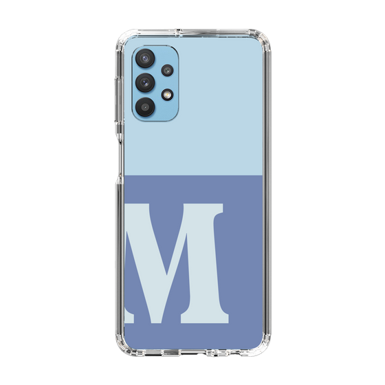 Slim Protection Case［ Original - initial two tone - M blue ］