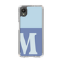 Slim Protection Case［ Original - initial two tone - M blue ］