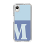 Slim Protection Case［ Original - initial two tone - M blue ］