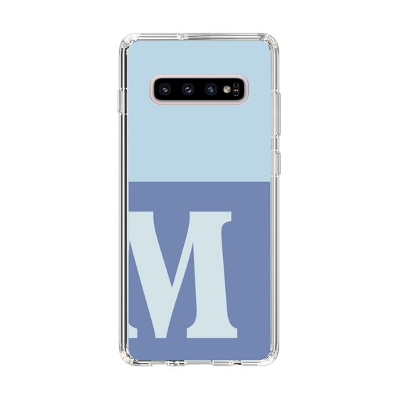 Slim Protection Case［ Original - initial two tone - M blue ］