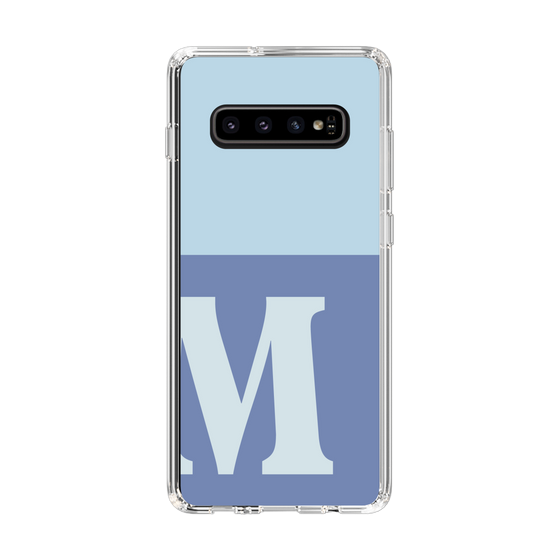 Slim Protection Case［ Original - initial two tone - M blue ］