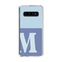 Slim Protection Case［ Original - initial two tone - M blue ］
