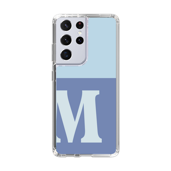 Slim Protection Case［ Original - initial two tone - M blue ］