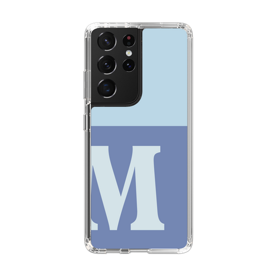 Slim Protection Case［ Original - initial two tone - M blue ］