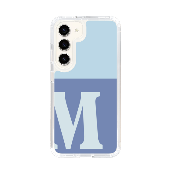 Slim Protection Case［ Original - initial two tone - M blue ］