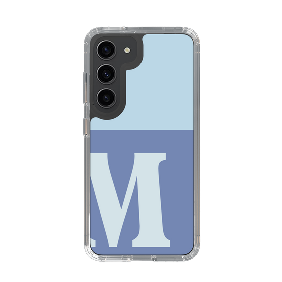 Slim Protection Case［ Original - initial two tone - M blue ］