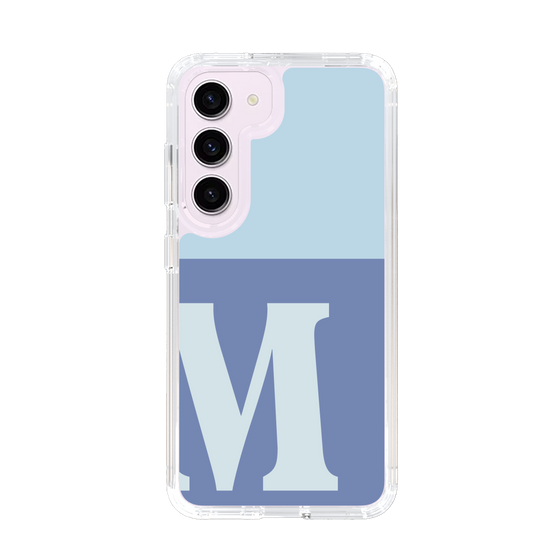 Slim Protection Case［ Original - initial two tone - M blue ］