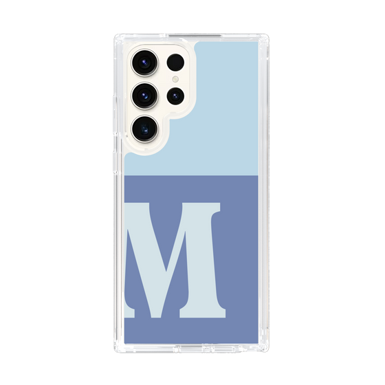 Slim Protection Case［ Original - initial two tone - M blue ］