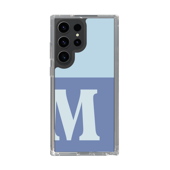 Slim Protection Case［ Original - initial two tone - M blue ］