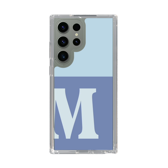 Slim Protection Case［ Original - initial two tone - M blue ］