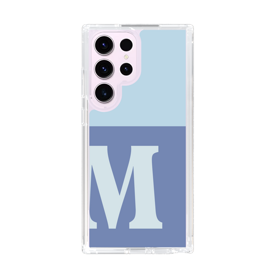 Slim Protection Case［ Original - initial two tone - M blue ］